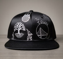 Load image into Gallery viewer, "Big Up The Town Oakland" | 1-of-1 Hand-Painted Satin Snapback