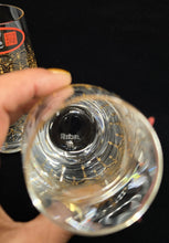 Load image into Gallery viewer, Hand Painted Riedel crystal wine glasses - intricate henna inspired art in Gold.
