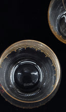 Load image into Gallery viewer, Hand Painted Riedel crystal wine glasses - intricate henna inspired art in Gold.
