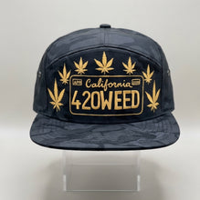 Load image into Gallery viewer, 1-of-1 Hand-Painted Camo License Plate Snapback
