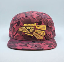 Load image into Gallery viewer, 1-of-1 Hand-Painted Camo Eagle Snapback
