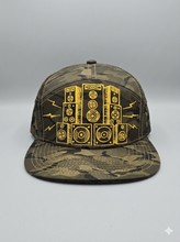 Load image into Gallery viewer, "Urban Beatmaster" | 1-of-1 Hand-Painted Camo Speaker Snapback
