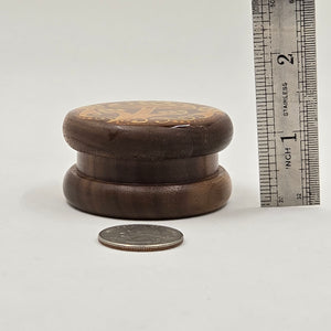 Hand painted herb grinder with mushrooms- smooth grinding